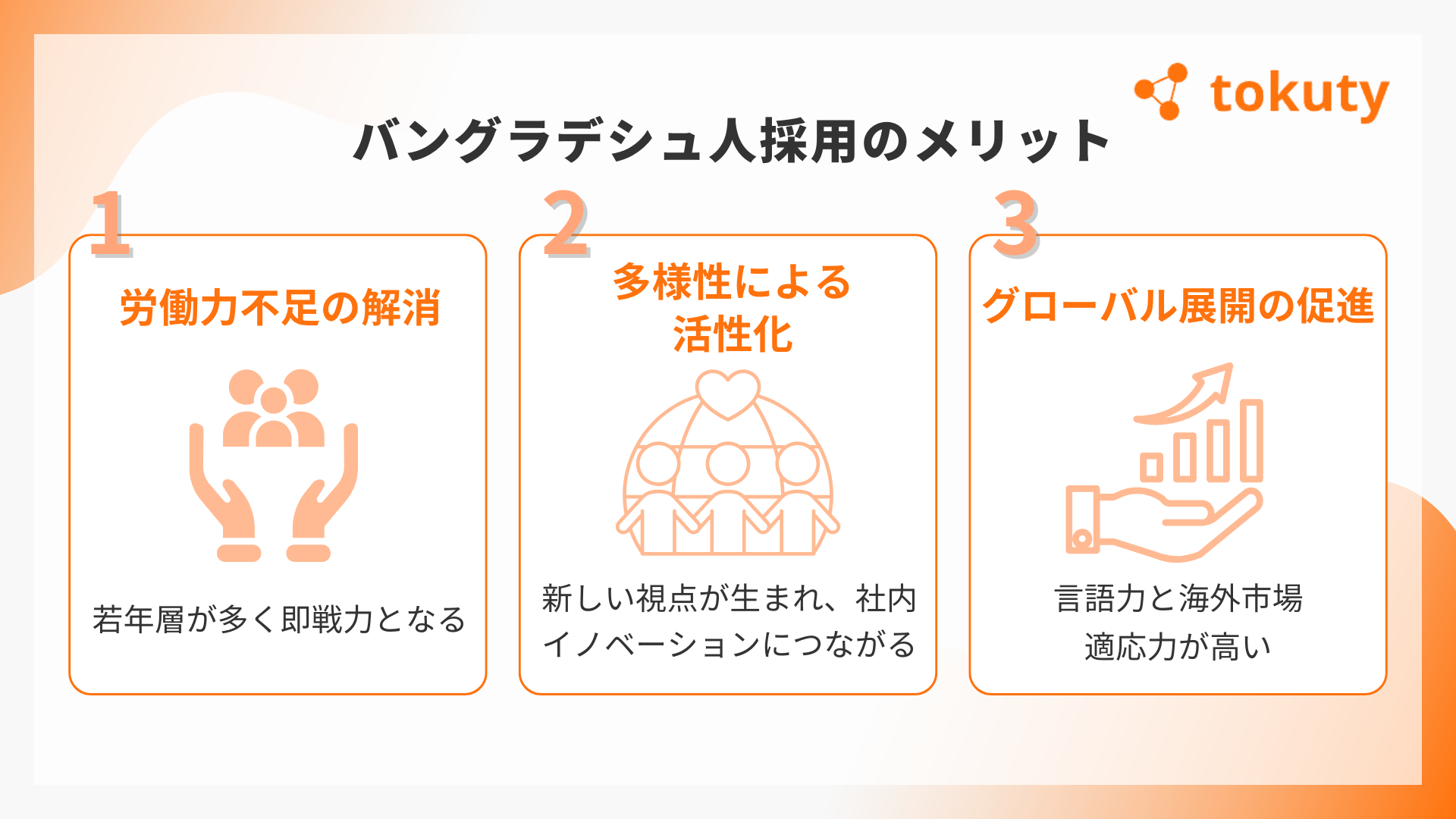 バングラデシュ人特定技能人材を採用するメリットの画像