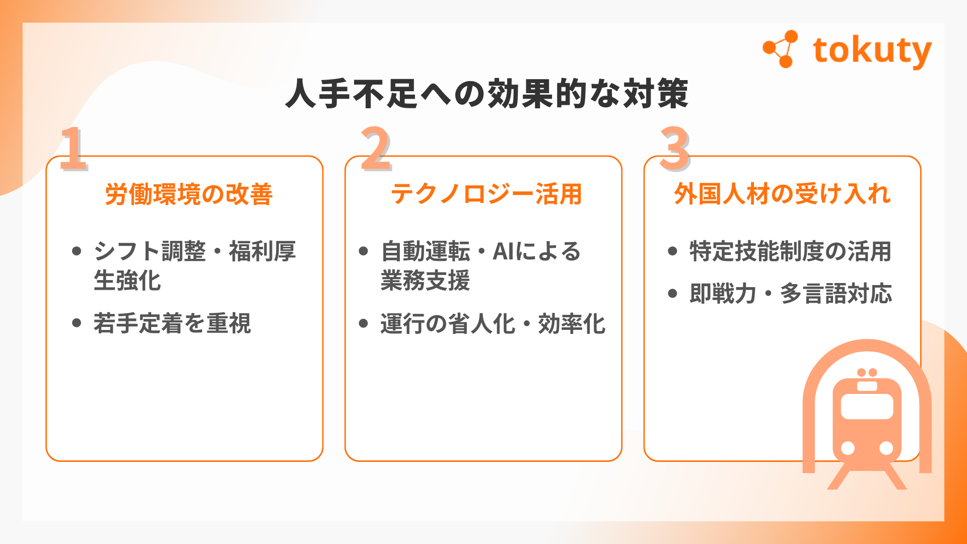 人手不足への効果的な対策の画像