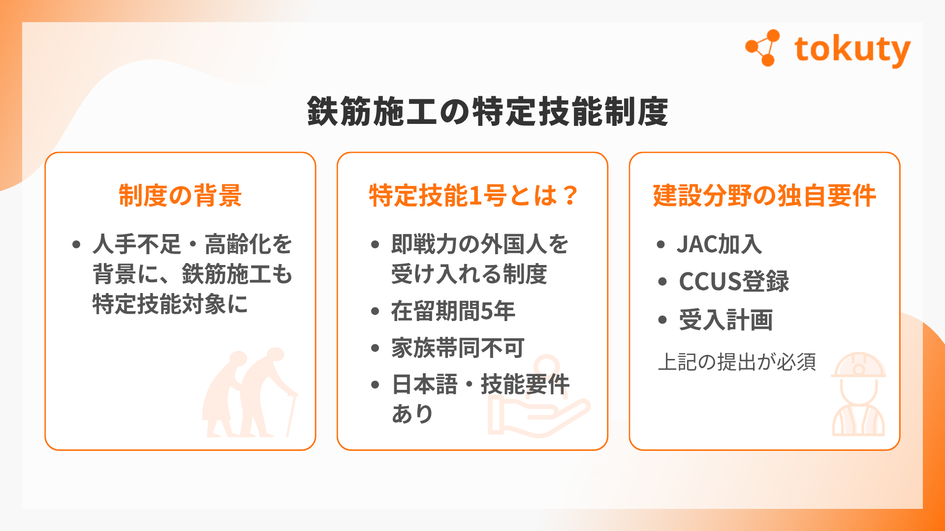 鉄筋施工の特定技能とはの画像