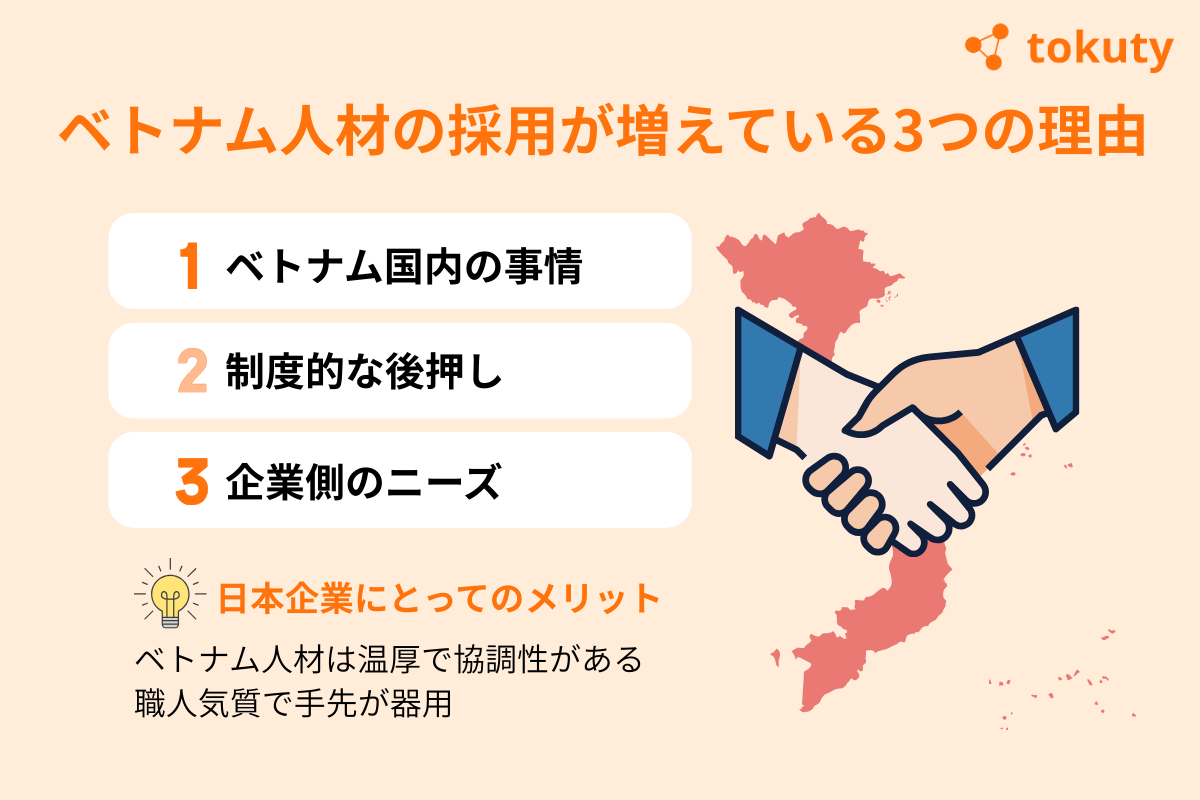 なぜ今、ベトナム人の採用が増えているのか?の画像